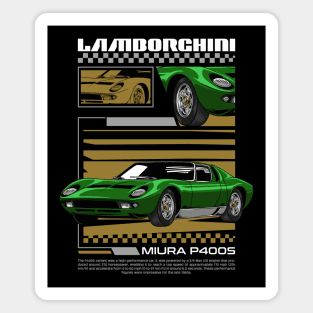 Italian Miura Car Magnet